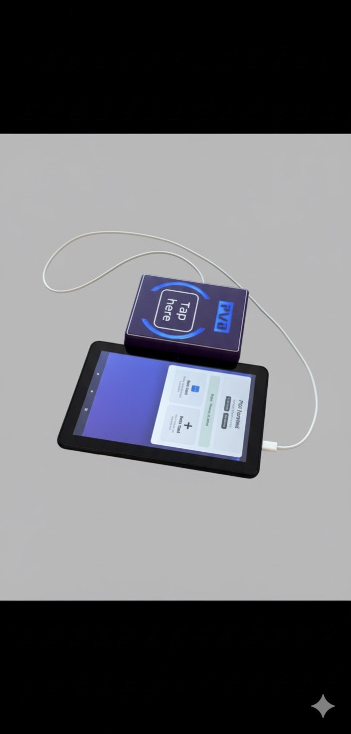 Beebop POS running on tablet